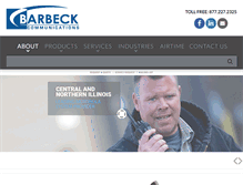 Tablet Screenshot of barbeck.com